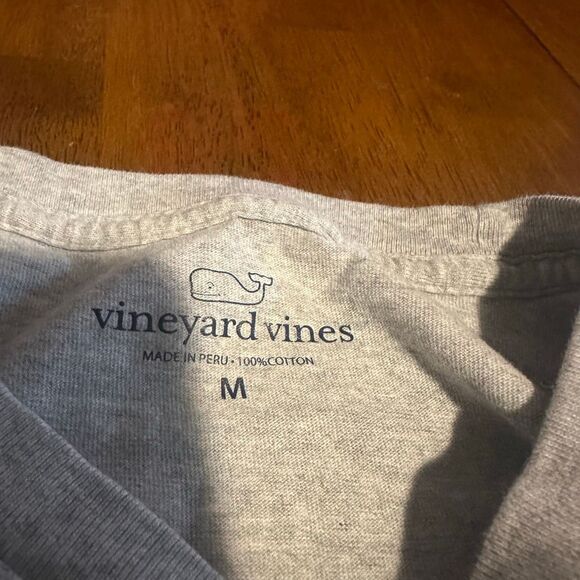 Vineyard Vines Mens Long Sleeve Graphic Print T Shirt Texas Theme Size M - Picture 5 of 9